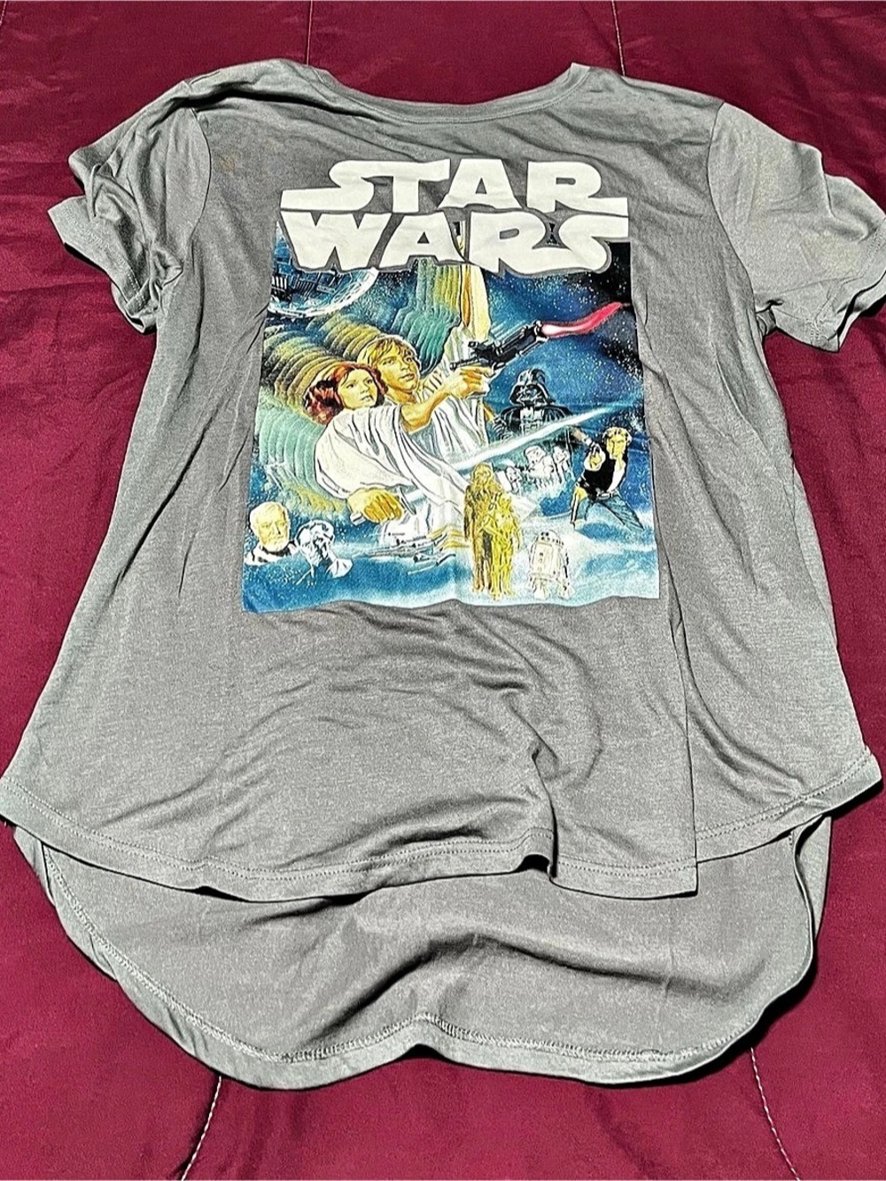 Star Wars graphic tee Gray XL NWT